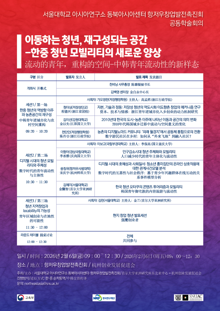 이동하는 청년, 재구성되는 공간 - 한중 청년 모빌리티의 새로운 양상